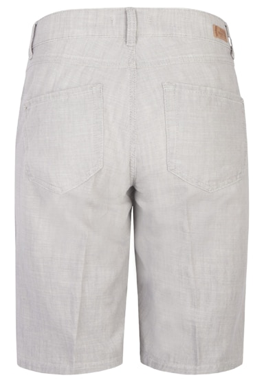 Melierte Shorts Capri Straight