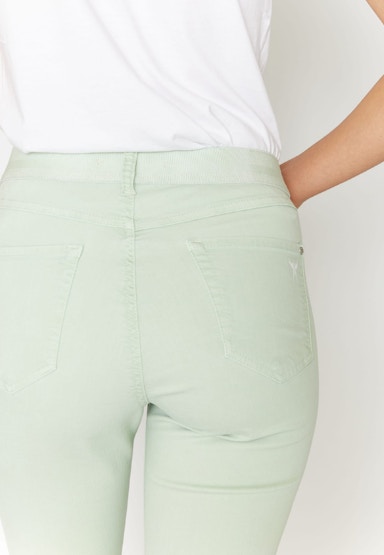Jeans OSFA Crop mit Coloured Denim