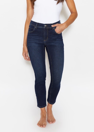 5-Pocket-Jeans Ornella mit Logo-Applikation