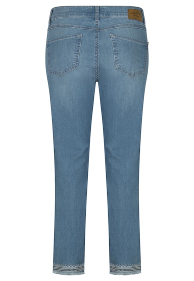 Jeans Cici Crop Stitch mit Fringe-Kante