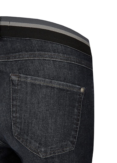 Jeans Skinny Sporty Fringe mit elastischem Bund