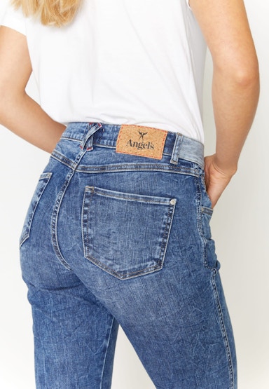Patchwork-Jeans Darleen Crop Reverse