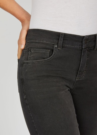 Skinny-fit-Jeans Skinny mit unifarbenem Stoff
