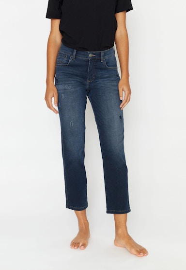 7/8-Jeans Darleen mit Destroyed-Effekten