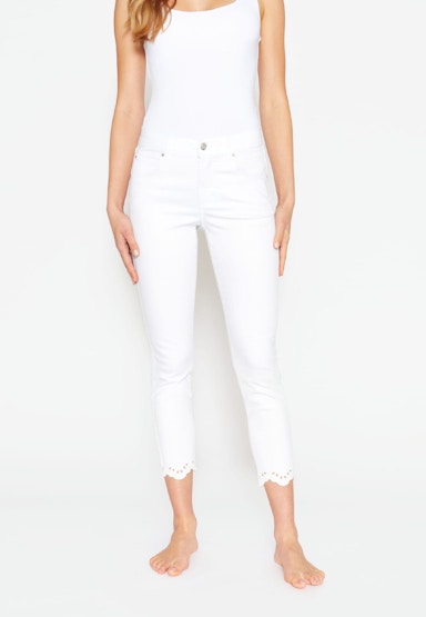 Jeans Ornella Stitch mit Stickereien