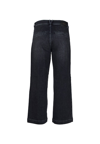 Jeans Detail Culotte mit Front-Naht