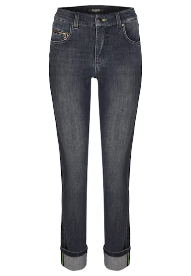 Jeans Cici Cropped mit Zipper-Detail
