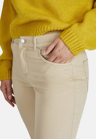 Jeans Cici mit unifarbenem Design