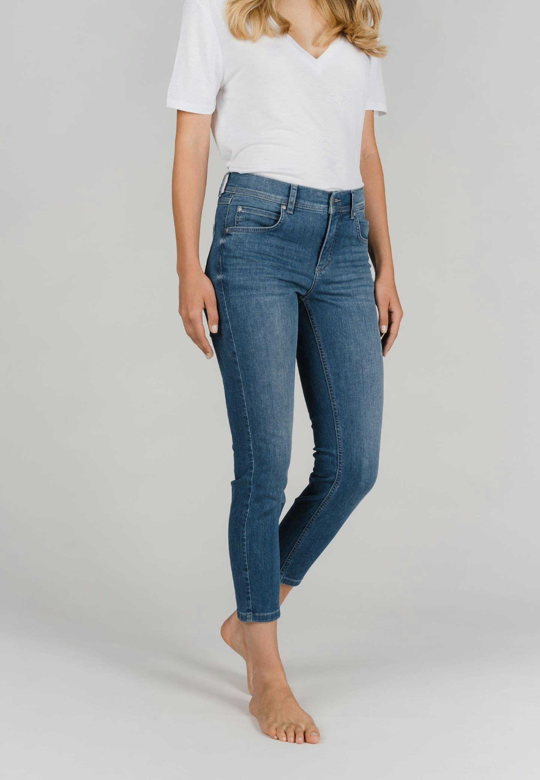 im | Denim-Look Ankle-Jeans Online-Shop Angels Ornella