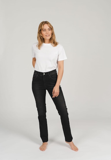 Jeans Skinny mit Used-Waschung