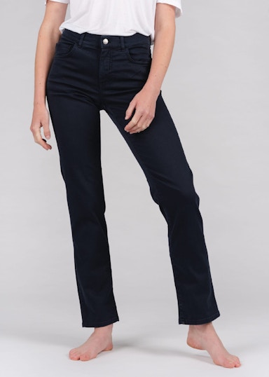 Jeans Dolly mit unifarbenen Design