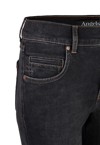 Jeans Cici Cropped Tape mit Stickerei