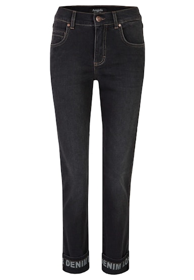 Jeans Cici Cropped Tape mit Stickerei