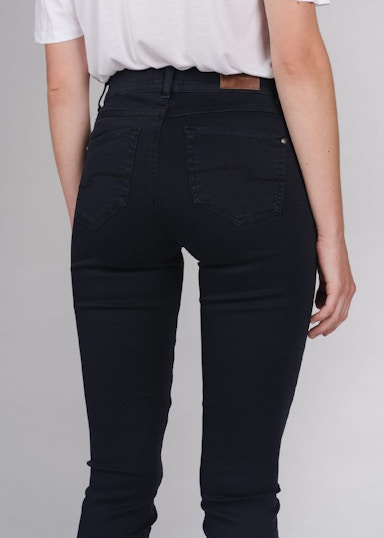 Jeans Skinny mit unifarbenem Design