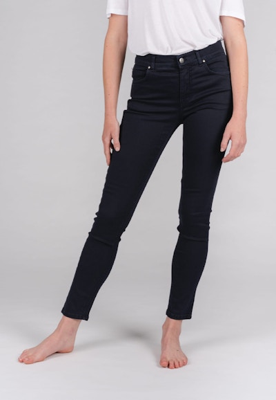 Jeans Skinny mit unifarbenem Design