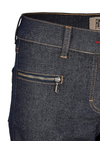Slim-fit-Jeans Malu Zip mit Patch