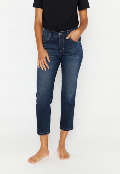 5-pocket jeans Darleen with contrast stitching