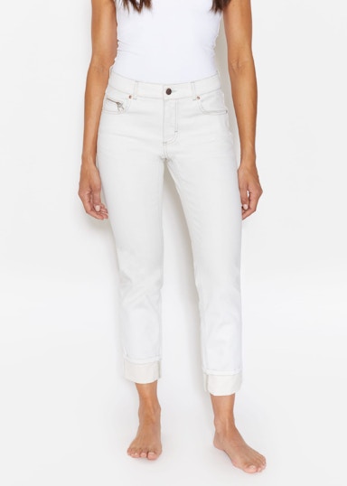 5-Pocket-Jeans Cici Cropped Zip