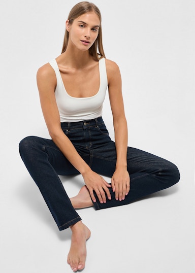 Jeans Cici mit Used-Waschung