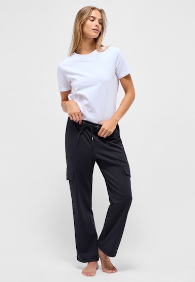 Stretchy pants Cropped Cargo Jogger