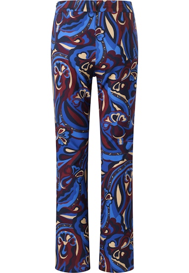 Pants Bootcut with Modern Flower Print