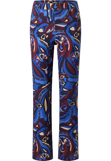Pants Bootcut with Modern Flower Print