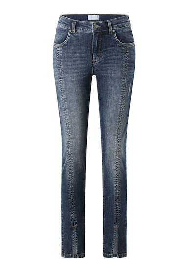 Skinny slit jeans