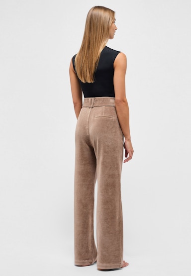 Pants Button Wide Leg with jersey cord