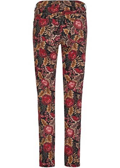 Jeans Skinny mit Blumen-Muster