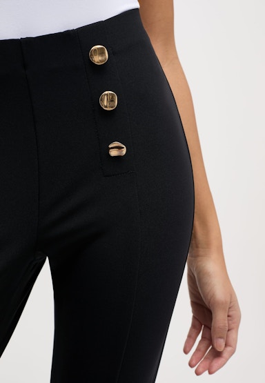 Pants Leni Crop with elegant buttons