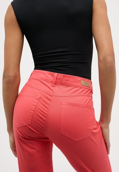 Pants Cici Crop Slit in solid design