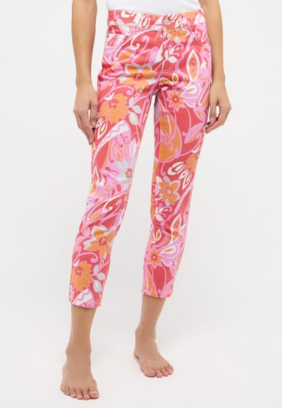 Hose Ornella mit Blumen-Print