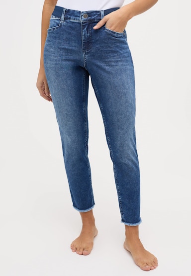 Jeans One Size Crop Fringe
