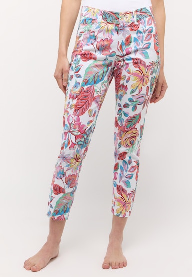 Ornella trousers with floral print