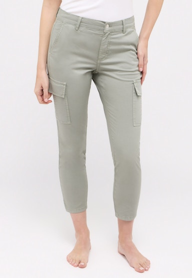 Cici Crop Slit Cargo trousers with Summer Cotton