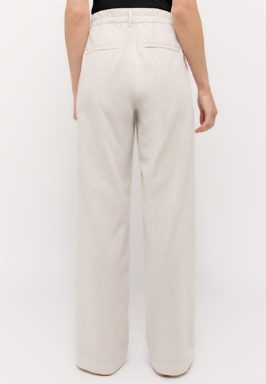 Liz Jump trousers with linen effect