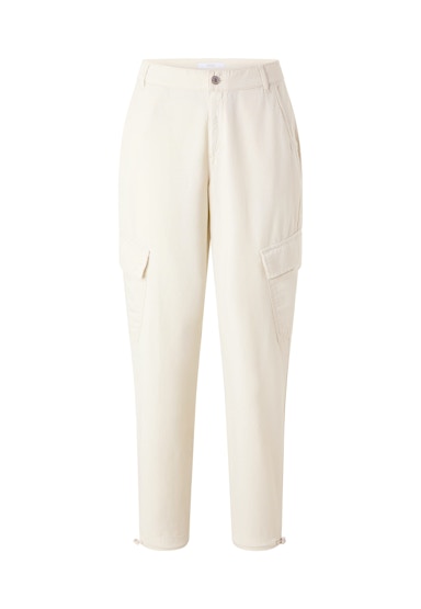 Alma Crop Cargo trousers with Summer Tencel