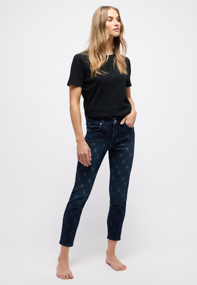 Jeans Ornella mit Laser Print