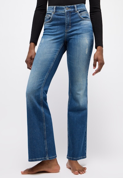 Jeans Leni Flared mit weitem Bootcut