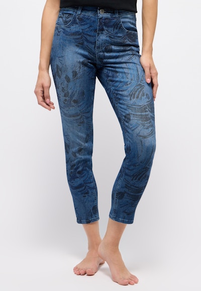 Jeans Ornella mit Laser Print