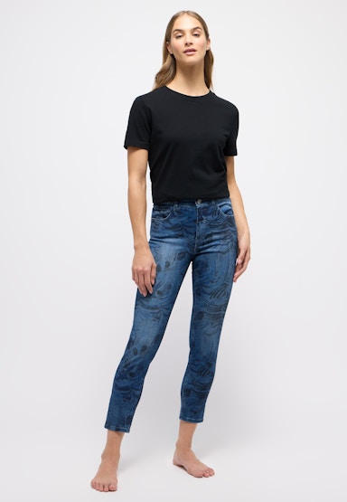 Jeans Ornella mit Laser Print