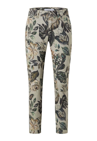 Jeans Ornella with floral pattern