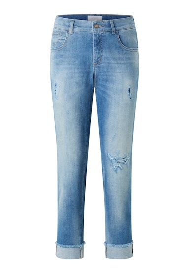 Destroyed-Jeans Darleen Crop TU Fringe