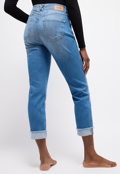 Destroyed jeans Darleen Crop TU with fringe