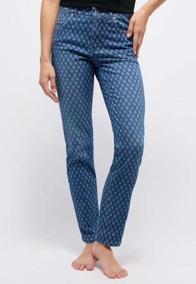 Jeans Cici mit Laser Print