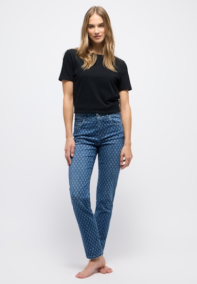 Jeans Cici mit Laser Print