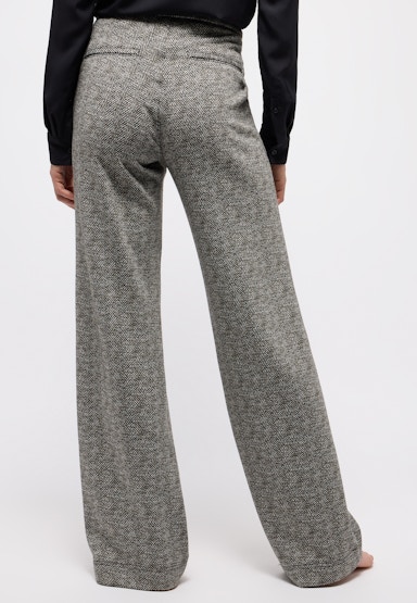 Pants Liz with herringbone pattern