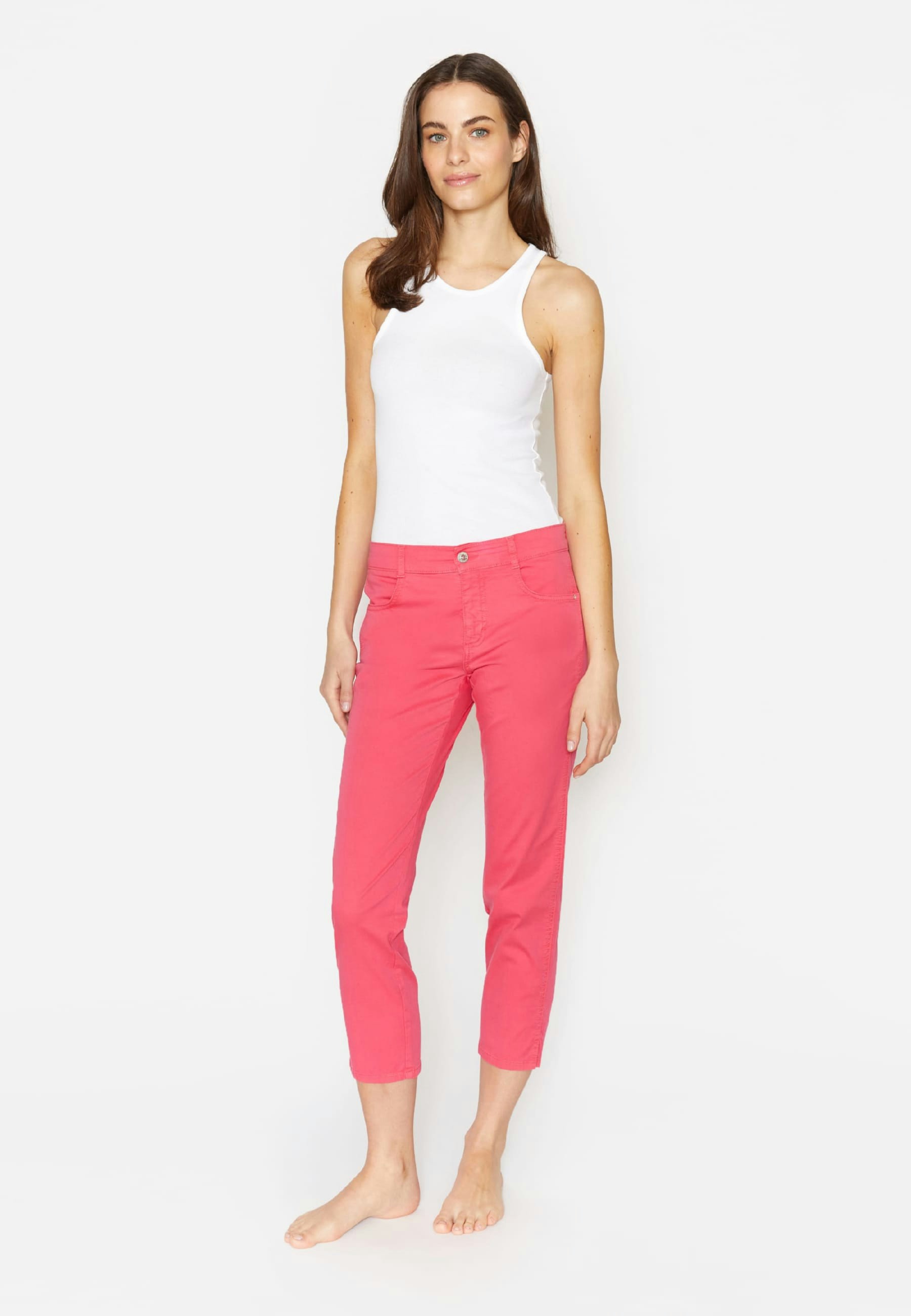 Pants Cici Crop Slit with slit