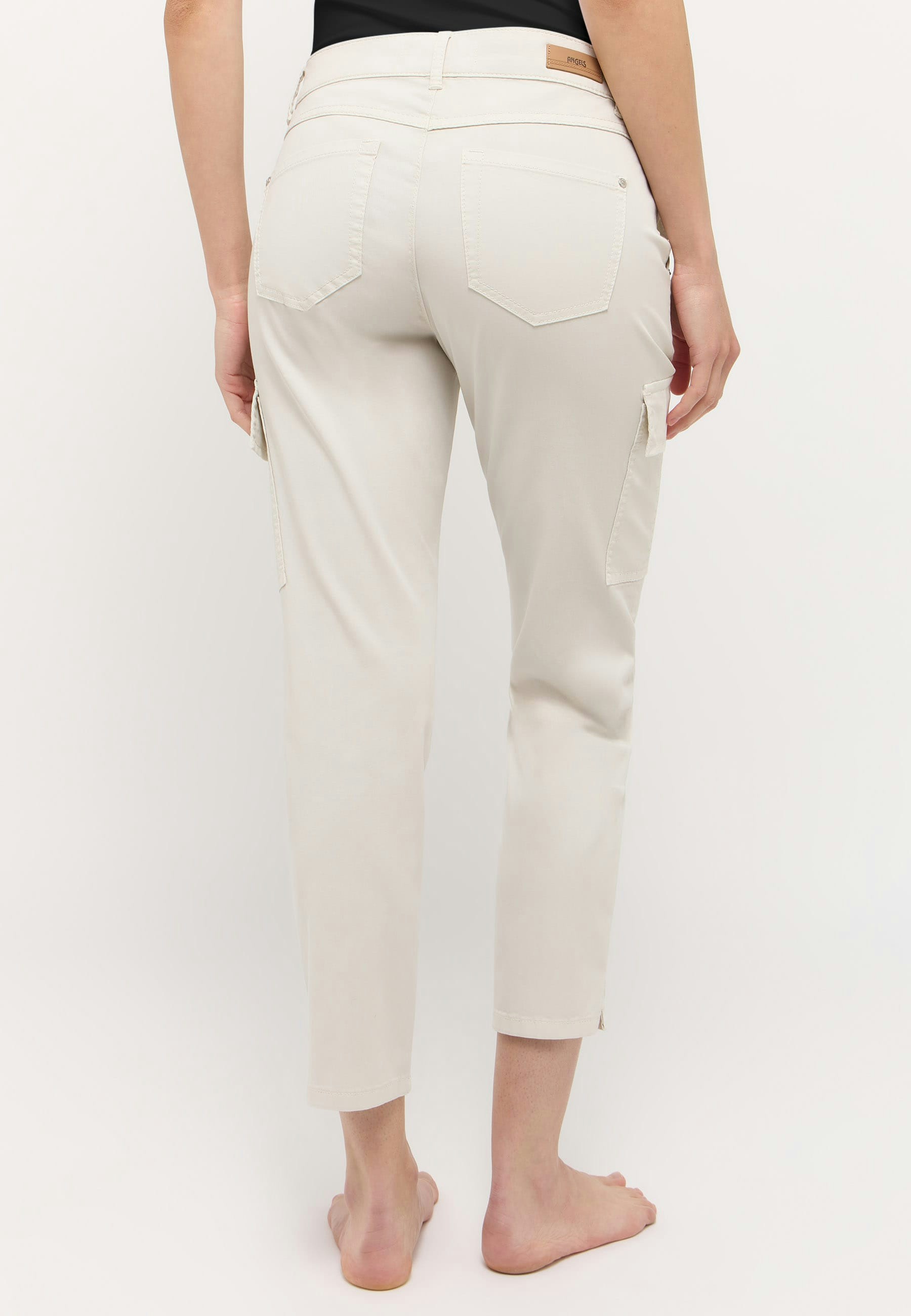 Hose Cici Crop Slit Cargo mit Summer Cotton