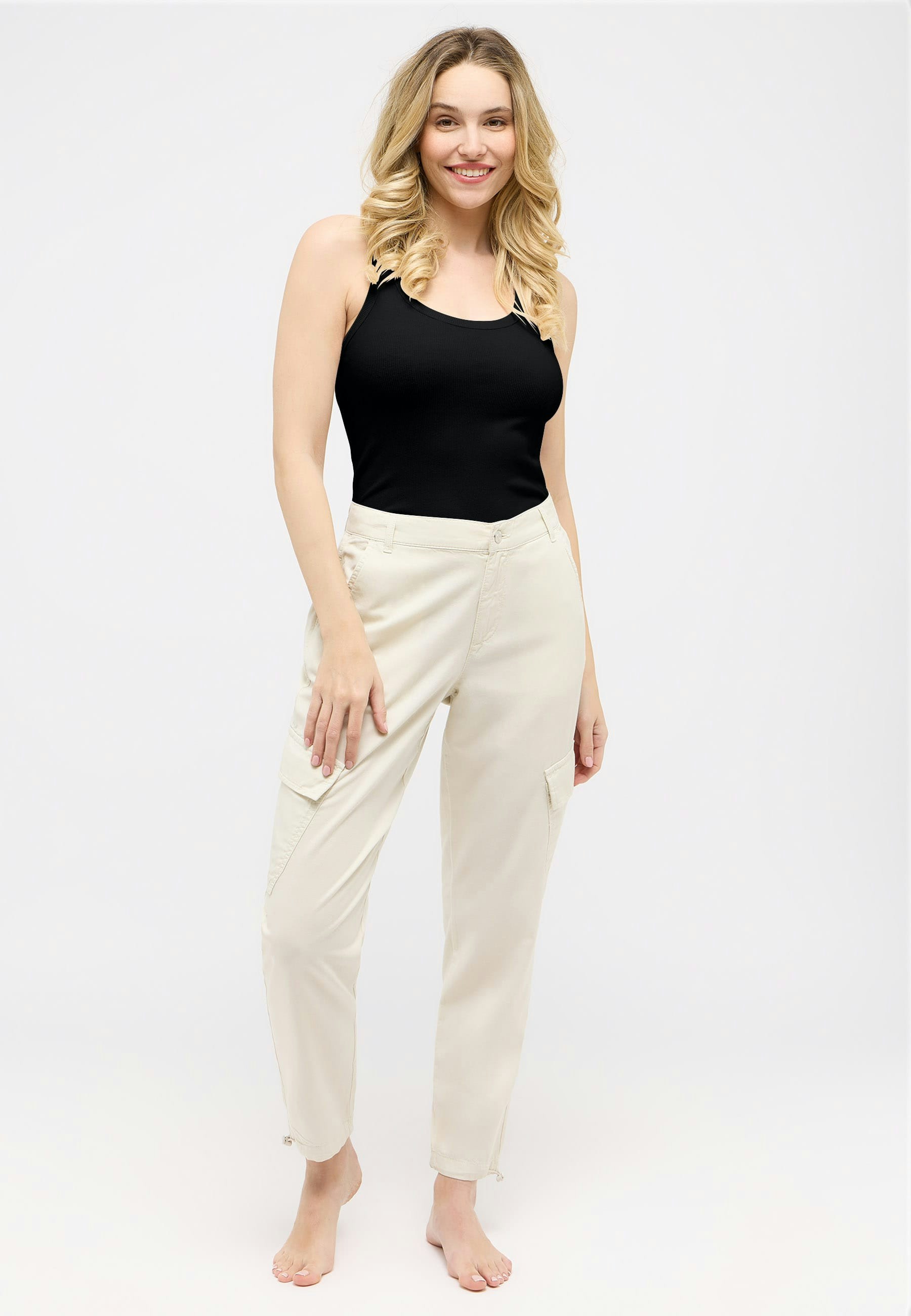 Hose Alma Crop Cargo mit Summer Tencel
